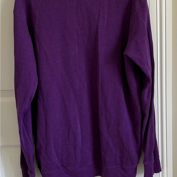 Men's Stylish Purple Zip-Up Sweater - Picture 3 of 3